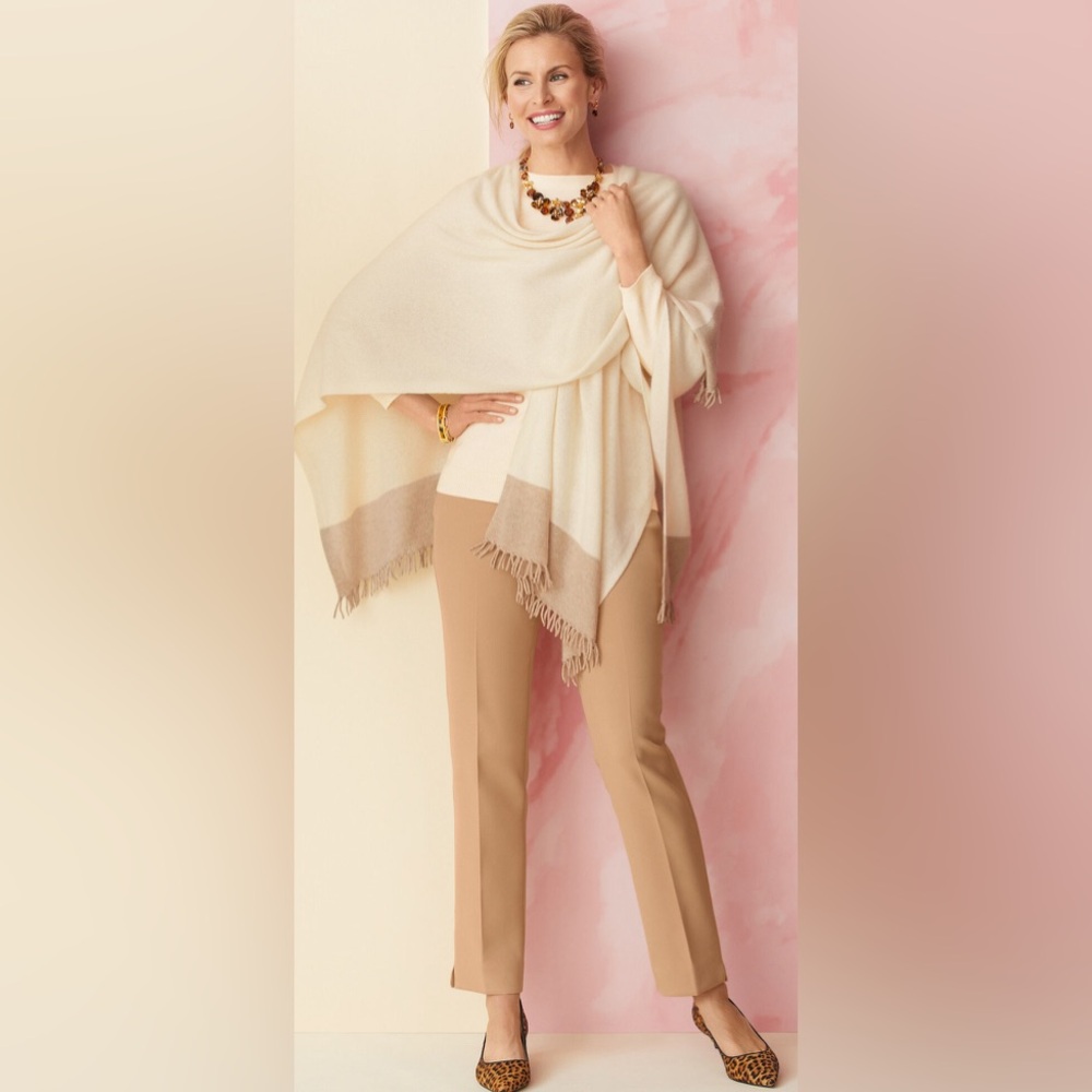 Talbots Hampshire Straight Ankle Pants, Size 2p